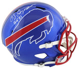 Bills O.J. Simpson "HOF 85" Signed Flash Full Size Speed Rep Helmet JSA Witness