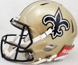 DREW BREES AUTO SAINTS FULL SIZE AUTH HELMET "571 PASSING TD'S" BECKETT 193500