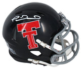 Patrick Mahomes Autographed Texas Tech Mini Speed Helmet Beckett