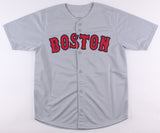 Carlton Fisk Signed Gray Road Red Sox Jersey (JSA COA) Rookie of the Year 1972