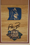 Paolo Banchero Duke University Final Four 2022 Autographed Piece of Court