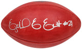 EZEKIEL ELLIOTT AUTOGRAPHED NFL LEATHER FOOTBALL COWBOYS BECKETT QR 203012