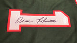 MILWAUKEE BUCKS OSCAR ROBERTSON AUTOGRAPHED GREEN JERSEY JSA STOCK #237066