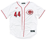 Elly De La Cruz Cincinnati Reds Signed Authentic Nike White Home Jersey BAS