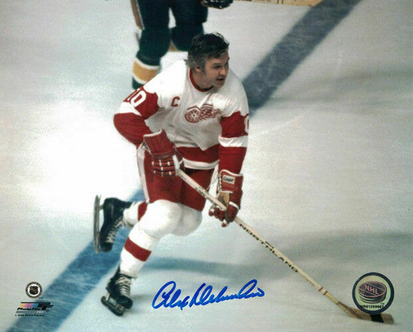 ALEX DELVECCHIO AUTOGRAPHED/SIGNED DETROIT RED WINGS 8X10 PHOTO 21271