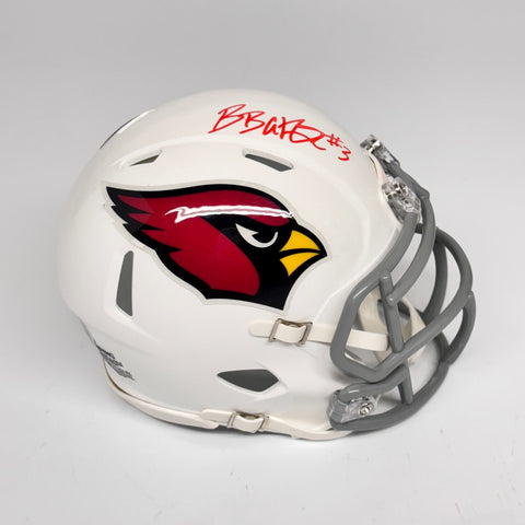 Budda Baker Autographed Signed Arizona Cardinals Mini Helmet Beckett