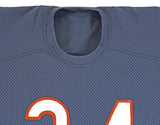 Bears Walter Payton "Sweetness, 34" Signed Navy Blue Wilson Jersey BAS #AA03176