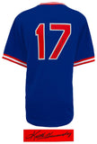 Keith Hernandez Signed Mets Blue M&N Batting Practice Baseball Jersey - (SS COA)