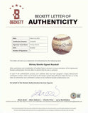 Mickey Mantle New York Yankees Signed Official AL Baseball BAS AD58098