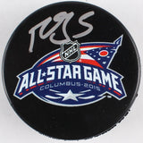 Mark Giordano Signed 2015 All-Star Game Logo Hockey Puck (PSA) Calgary Flames