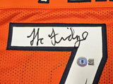 BEARS WILLIAM PERRY AUTOGRAPHED ORANGE JERSEY THE FRIDGE BECKETT WITNESS 220901