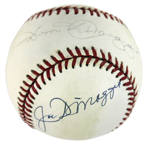 Dom DiMaggio & Joe DiMaggio Authentic Signed Gene Budig Oal Baseball JSA #X19991