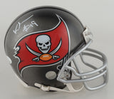 Keyshawn Johnson Signed Tampa Bay Buccaneers Mini Helmet (JSA COA) Super Bowl 37