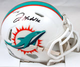 Jaylen Waddle Autographed Miami Dolphins Speed Mini Helmet-Fanatics *Black