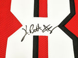 ATLANTA FALCONS KYLE PITTS AUTOGRAPHED RED JERSEY BECKETT BAS WITNESS 230055