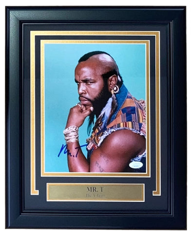 Mr T Signed Framed 8x10 BA Baracus A-Team Photo JSA