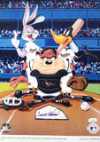 Frank Robinson Autographed Looney Tunes Baltimore Orioles Print JSA COA