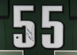 BRANDON GRAHAM (Eagles green TOWER) Signed Autographed Framed Jersey Beckett