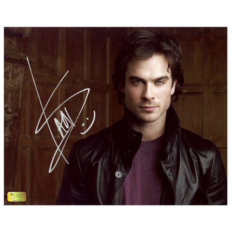 Ian Somerhalder Autographed The Vampire Diaries Damon Salvatore 8x10 Photo