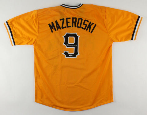 Bill Mazeroski Signed Pittsburgh Pirates Jersey (Beckett COA) Hall of Fame 2nd B