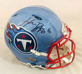 TREYLON BURKS SIGNED TENNESSEE TITANS FLASH SPEED AUTHENTIC HELMET BECKETT COA