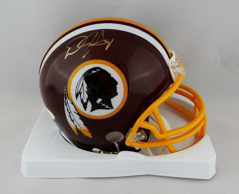 DJ Swearinger Autographed Washington Redskins Mini Helmet- JSA W Auth *Gold