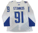 STEVEN STAMKOS Autographed Lightning 2022 Stadium Series Adidas Jersey FANATICS