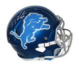 TJ Hockenson Autographed/Signed Detroit Lions F/S Flash Speed Helmet BAS 34251