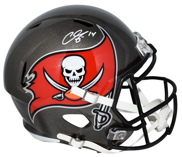 CHRIS GODWIN SIGNED TAMPA BAY BUCCANEERS FULL SIZE SPEED HELMET BECKETT