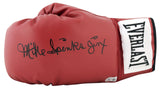 Michael Spinks Authentic Signed Left Hand Red Everlast Glove W/ Case BAS Witness