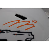 Bo Nix Autographed/Signed Denver Broncos 2024 Alt F/S Helmet Beckett 47659