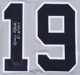 Dave Righetti Signed New York Yankees Jersey Inscribed "81 AL ROY" (Leaf COA)