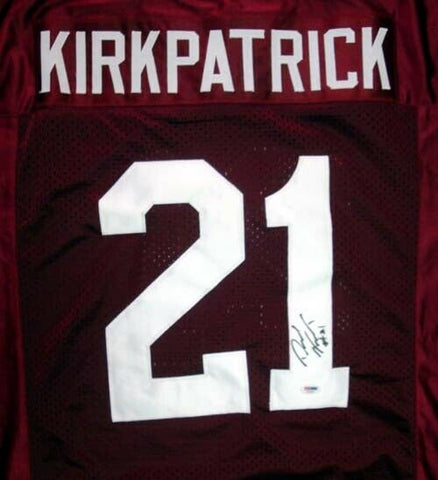 ALABAMA DRE KIRKPATRICK AUTOGRAPHED SIGNED RED JERSEY PSA/DNA ROOKIEGRAPH 29381