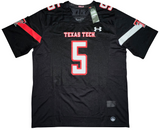 PATRICK MAHOMES II SIGNED TEXAS TECH RED RAIDERS #5 UNDER ARMOUR JERSEY BECKETT