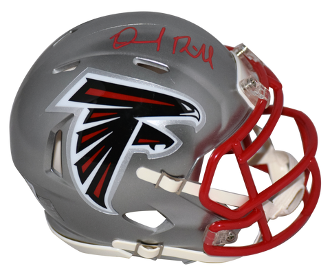 DESMOND RIDDER SIGNED ATLANTA FALCONS FLASH SPEED MINI HELMET BECKETT