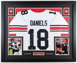 J. T. Daniels Signed Georgia Bulldogs 35x43 Framed Jersey (Beckett) 2022 Champs