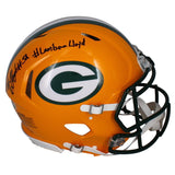 MarShawn Lloyd Autographed "#Lambeau Lloyd" Speed Helmet Beckett / GDL LE 32/32