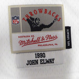 Broncos John Elway Autographed Authentic Mitchell & Ness Jersey Beckett W150901