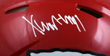 Xavier Worthy Signed Kansas City Chiefs Speed Authentic Helmet - Fanatics *White