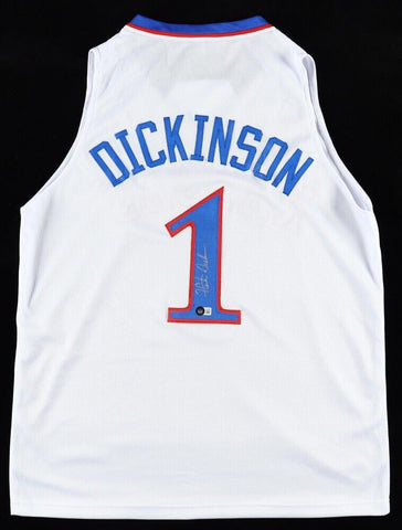 Hunter Dickinson Signed Kansas Jayhawks Jersey Beckett/ 1st Team All-Big-12 2024