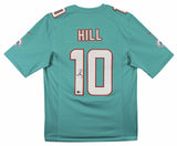 Dolphins Tyreek Hill Authentic Signed Teal Nike Jersey w/ Sewn #'s BAS Witnessed