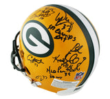 Super Bowl XXXI Team Signed Green Bay Packers Authentic NFL Helmet w- 23 Signat