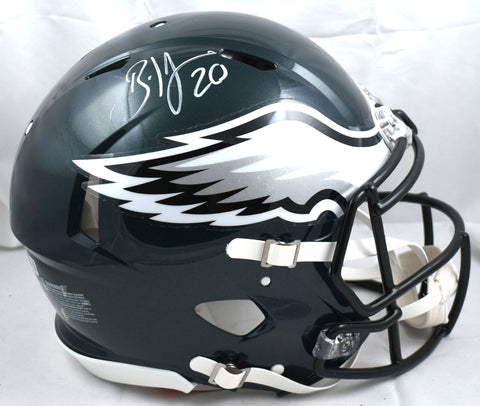 Brian Dawkins Autographed Eagles F/S Speed Authentic Helmet - Beckett W Hologram