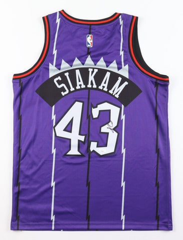 Pascal Siakam Signed Toronto Raptors Jersey (JSA COA) 2019 NBA Champion Forward