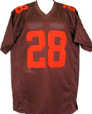 Jeremiah Owusu-Koramoah Autographed Brown Pro Style Jersey- Beckett W Hologram