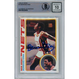 Bernard King Autographed 1978-1979 Topps 75 Trading Card 10 Grade Beckett 47066