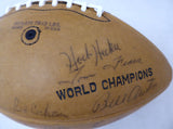 1962 Packers Autographed Football 42 Sigs Lombardi & Bart Starr Beckett AA01194