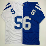 Autographed/Signed Quenton Nelson Indianapolis Split Football Jersey JSA COA