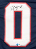 Christian Gonzalez New England Patriots Signed Authentic Nike Limited Jersey BAS