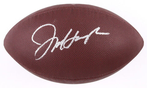 Jim Harbaugh Signed NFL Football (JSA) Michigan, Bears, Colts, Chargers, 49ers